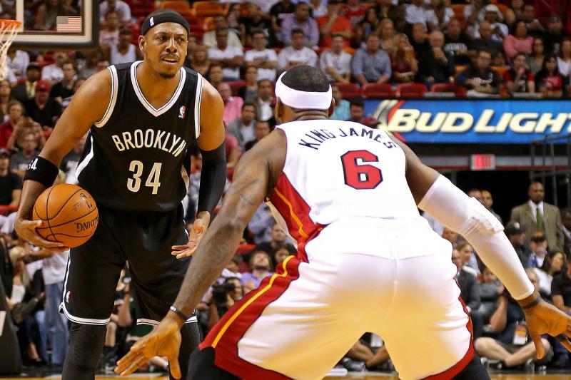 Can Paul Pierce lead the Nets past the reigning king? (Getty Images)