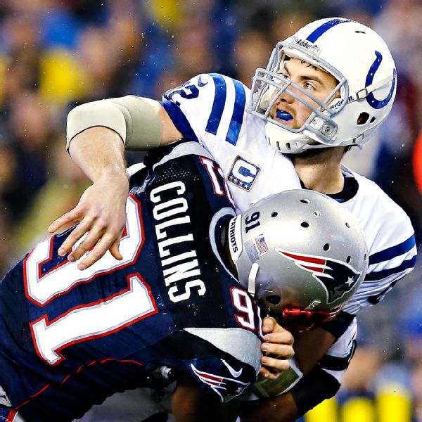 Jamie Collins made an impact in the playoffs and has the potential to become a star. (Jim Rogash/Getty Images)