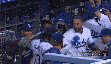 The Dodgers' bubble machine brings out the boyish humor in every teammate. (@Cut4/Twitter)