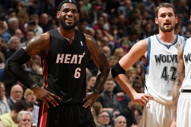 Adding Kevin Love (42) gives Cleveland another lethal offensive weapon. (David Sherman/Getty Images) Adding Kevin Love (42) gives Cleveland another lethal offensive weapon. (David Sherman/Getty Images)