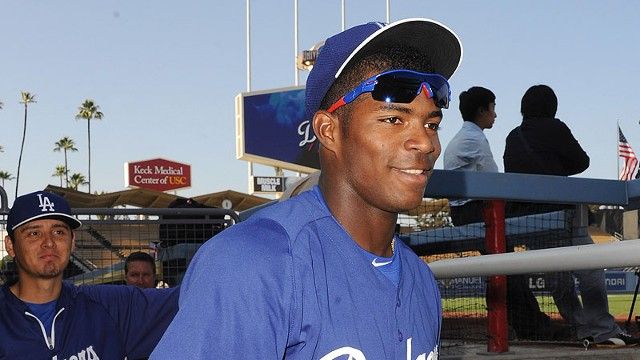 Yasiel Puig is just one young outfielder that has the Dodgers smiling (Mark Sullivan/Creative Commons)