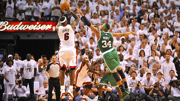 LeBron won't be the only prolific three-point shooter in Cleveland. (David Dow/Getty Images) LeBron won't be the only prolific three-point shooter in Cleveland. (David Dow/Getty Images)