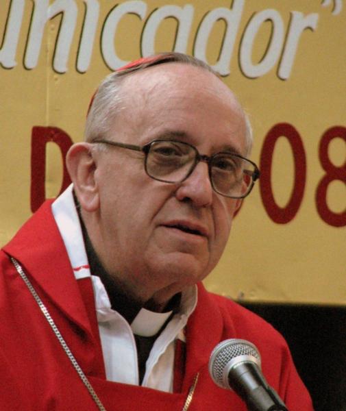 Cardinal Bergoglio (Aibdescalzo via Wikimedia Commons)