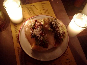 Carne Guisada Puffy Tacos (Skyler Okey / Neon Tommy)