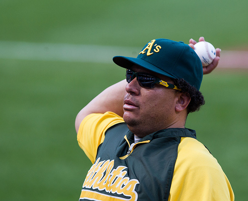 Will Bartolo Colon pose more problems for the A's pitching staff, or are his PED days behind him? (Keith Allison/Creative Commons) Will Bartolo Colon pose more problems for the A's pitching staff, or are his PED days behind him? (Keith Allison/Creative Commons)