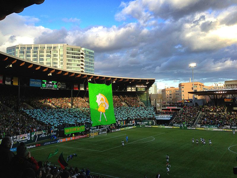 Like their Cascadia neighbors, Portland has one of the best crowds in the MLS (Wikimedia Commons/Hawk00eyed)