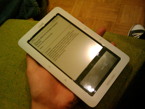 Barnes & Noble's Nook corners 20 percent of the e-book reader market. (Creative Commons) Barnes & Noble's Nook corners 20 percent of the e-book reader market. (Creative Commons)