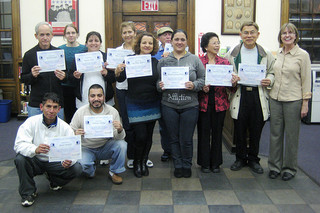 Adult literacy program graduates, photo by RTLibrary via Creative Commons Adult literacy program graduates, photo by RTLibrary via Creative Commons
