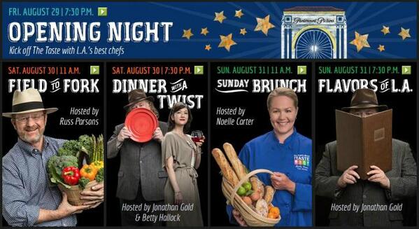 Top chefs and critics alike will show of the best of what L.A.'s food scene has to offer (L.A. Times/Twitter) Top chefs and critics alike will show of the best of what L.A.'s food scene has to offer (L.A. Times/Twitter)