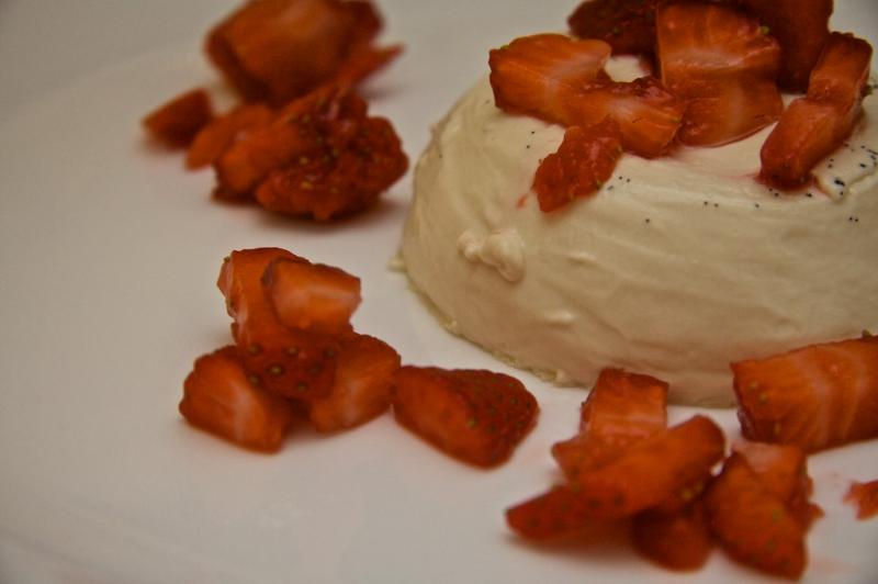 A panna cotta is a creamy, cool, and delicious addition to Valentine's Day (Nicholas Lundgaard / Flickr Creative Commons). A panna cotta is a creamy, cool, and delicious addition to Valentine's Day (Nicholas Lundgaard / Flickr Creative Commons).