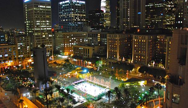 Pershing Square features an outdoor ice rink right in the heart of downtown L.A. (Pershing Square - Downtown Los Angeles/Facebook) Pershing Square features an outdoor ice rink right in the heart of downtown L.A. (Pershing Square - Downtown Los Angeles/Facebook)