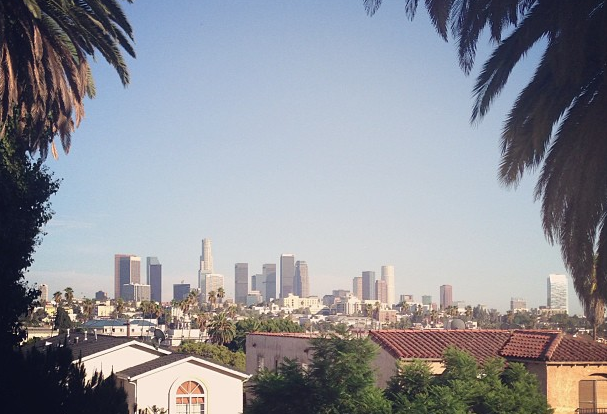Los Angeles as seen from Temple Hospital in Silver Lake (Matthew Tinoco/Neon Tommy)