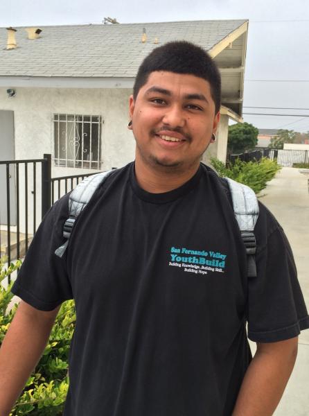 Angel Benitez is transitioning from construction to the Air Force. Angel Benitez is transitioning from construction to the Air Force.