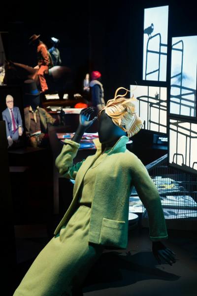 Tippi Hedren's green suit from "The Birds" highlights the collaboration between director and designer (Photo via AMPAS) Tippi Hedren's green suit from "The Birds" highlights the collaboration between director and designer (Photo via AMPAS)