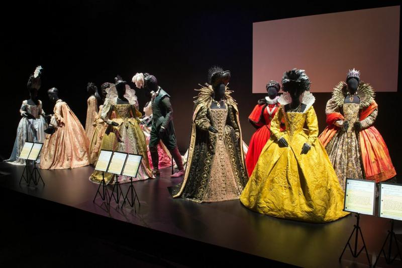 The exhibit dedicates a section to royal period clothing (Photo via AMPAS) The exhibit dedicates a section to royal period clothing (Photo via AMPAS)