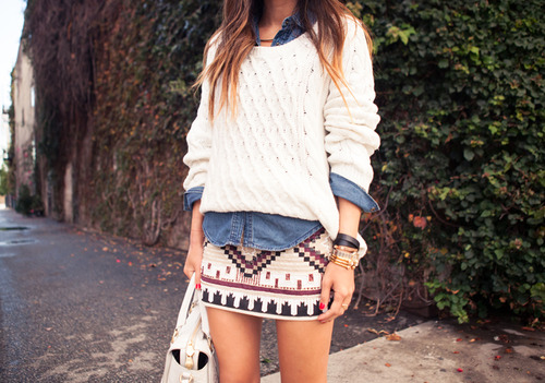 Skirt and sweater combo (@when-im-older/ Tumblr)