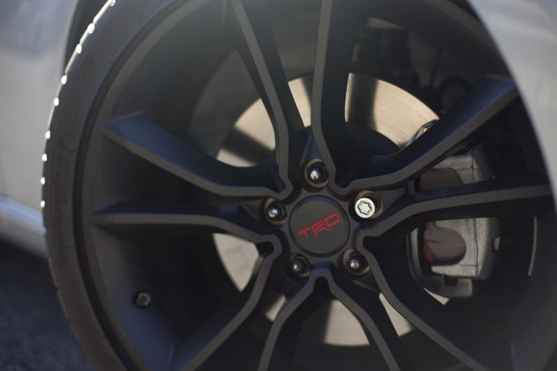The 18-inch TRD alloys. (Amou "Joe" Seto/Neon Tommy)
