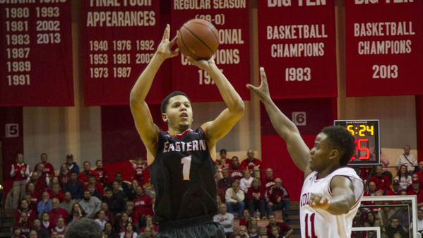 Tyler Harvey and the Eagles could make an unexpected run in the tournament. (@mid_madness/Twitter)