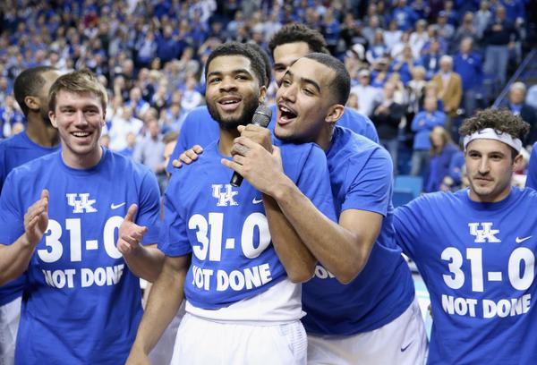 Can Kentucky's young squad complete the first perfect season in 40 years? (@BleacherReport/Twitter) Can Kentucky's young squad complete the first perfect season in 40 years? (@BleacherReport/Twitter)