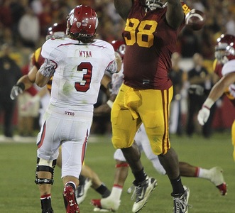 Jordan Wynn's injuries means big question marks for Utah. (McKenzie Carlile/Neon Tommy) Jordan Wynn's injuries means big question marks for Utah. (McKenzie Carlile/Neon Tommy)