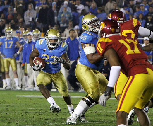 Johnathan Franklin (23) has had an impressive season for UCLA. (Shotgun Spratling/NT) Johnathan Franklin (23) has had an impressive season for UCLA. (Shotgun Spratling/NT)