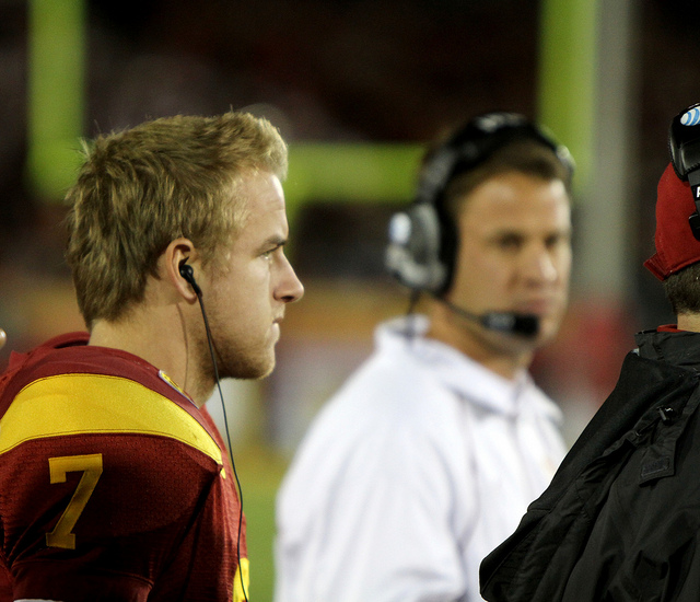 USC head coach Lane Kiffin (Shotgun Spratling/Neon Tommy) USC head coach Lane Kiffin (Shotgun Spratling/Neon Tommy)