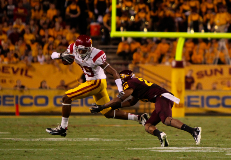 USC receiver Brice Butler (James Santelli/Neon Tommy) USC receiver Brice Butler (James Santelli/Neon Tommy)