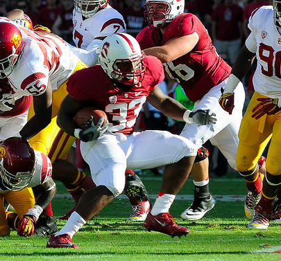 Stepfan Taylor scored two touchdowns Saturday. (Jerry Ting/NT) Stepfan Taylor scored two touchdowns Saturday. (Jerry Ting/NT)