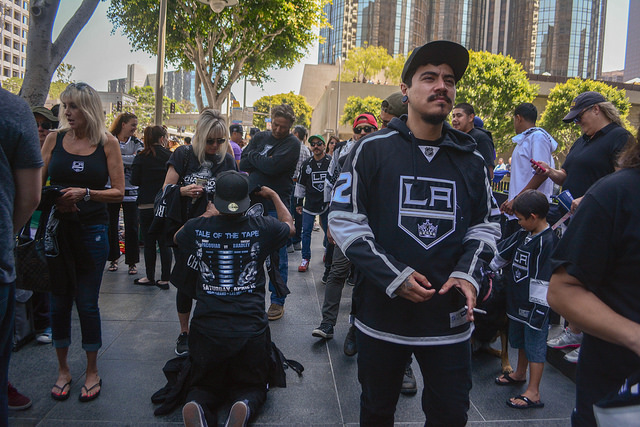 Kings fans are passionate about their team, especially on social media. (Neon Tommy) Kings fans are passionate about their team, especially on social media. (Neon Tommy)