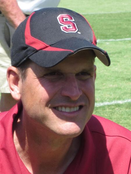 Harbaugh's Niners adopted his swagger en route to an NFC Championship. (BrokenSphere/Wikimedia Commons)