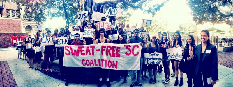 Members of SCALE outside of Doheny. (SCALE Facebook page)
