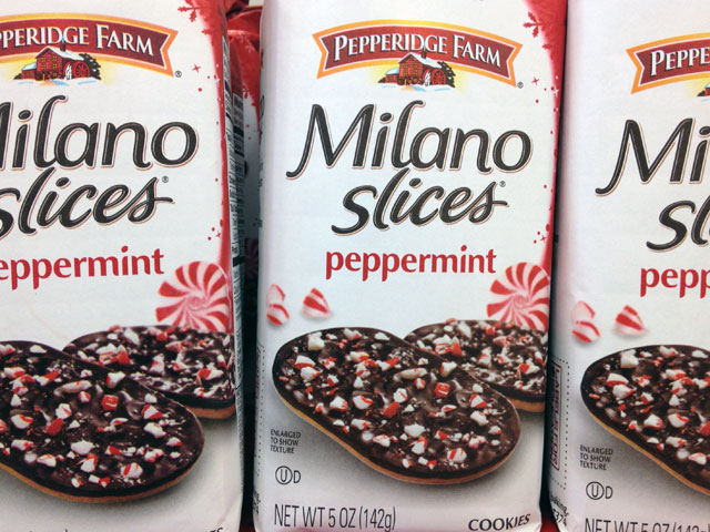 Milano “Peppermint” Slices are perfect for any late-night noshing (Kelli Shiroma / Neon Tommy). Milano “Peppermint” Slices are perfect for any late-night noshing (Kelli Shiroma / Neon Tommy).