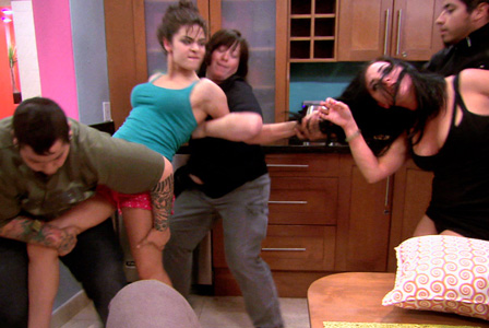 In later seasons, physical fighting on the "Bad Girls Club" has become excessive (Oxygen). In later seasons, physical fighting on the "Bad Girls Club" has become excessive (Oxygen).
