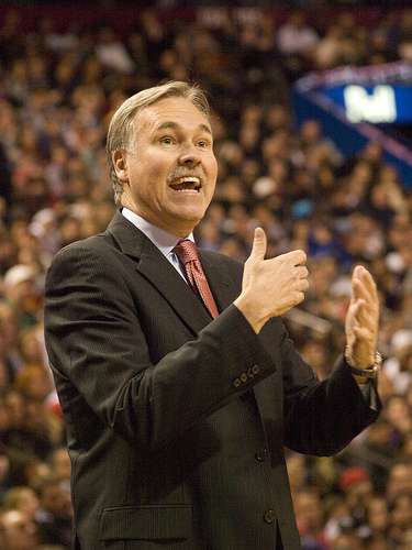 Lakers head coach Mike D'Antoni is running out of time to get the Lakers towards consistency. (Matt Hickey/Flickr) Lakers head coach Mike D'Antoni is running out of time to get the Lakers towards consistency. (Matt Hickey/Flickr)