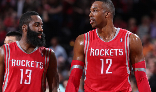 Chris Bosh could join Harden and Howard to give Houston a powerful Big Three. (Sam Forencich/Getty Images) Chris Bosh could join Harden and Howard to give Houston a powerful Big Three. (Sam Forencich/Getty Images)